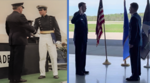 Two generations of service.